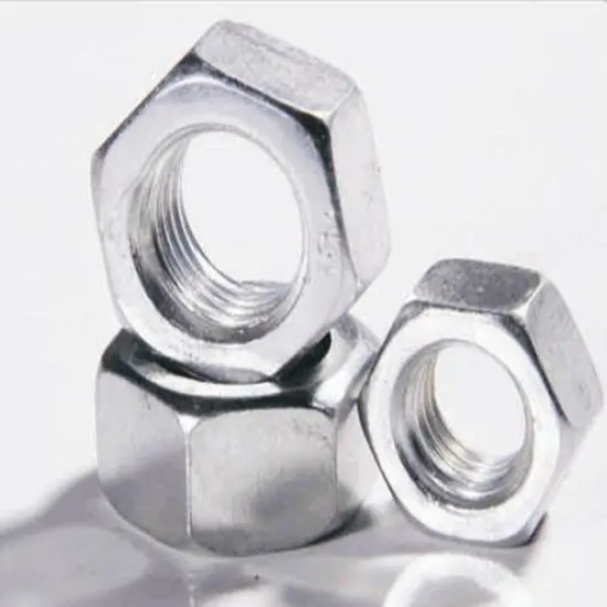 Carbon Steel DIN934 Zinc Plated Hexagon Hex Nuts Fastener